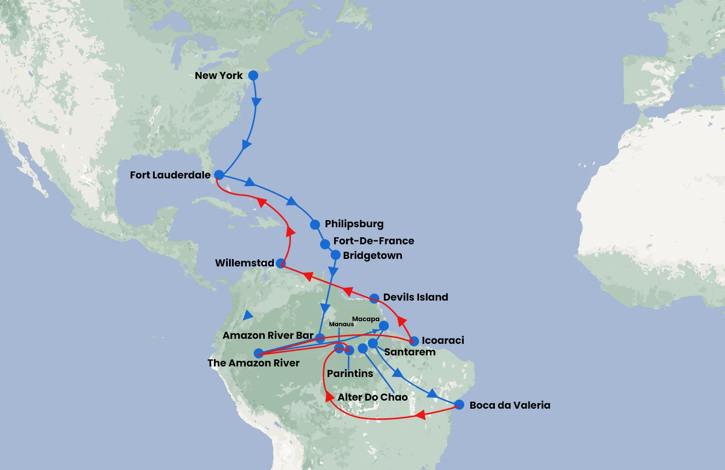 Caribbean, South America and the Amazon onboard Volendam